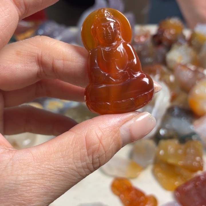 玛瑙/玉髓未镶嵌吊坠(不含链)