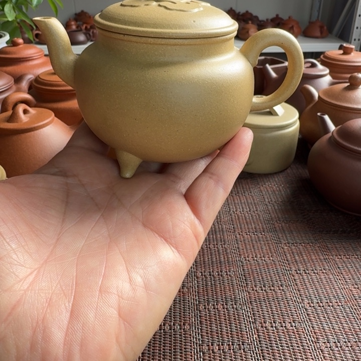 茶杯紫砂本绿大彬如意微瑕200cc