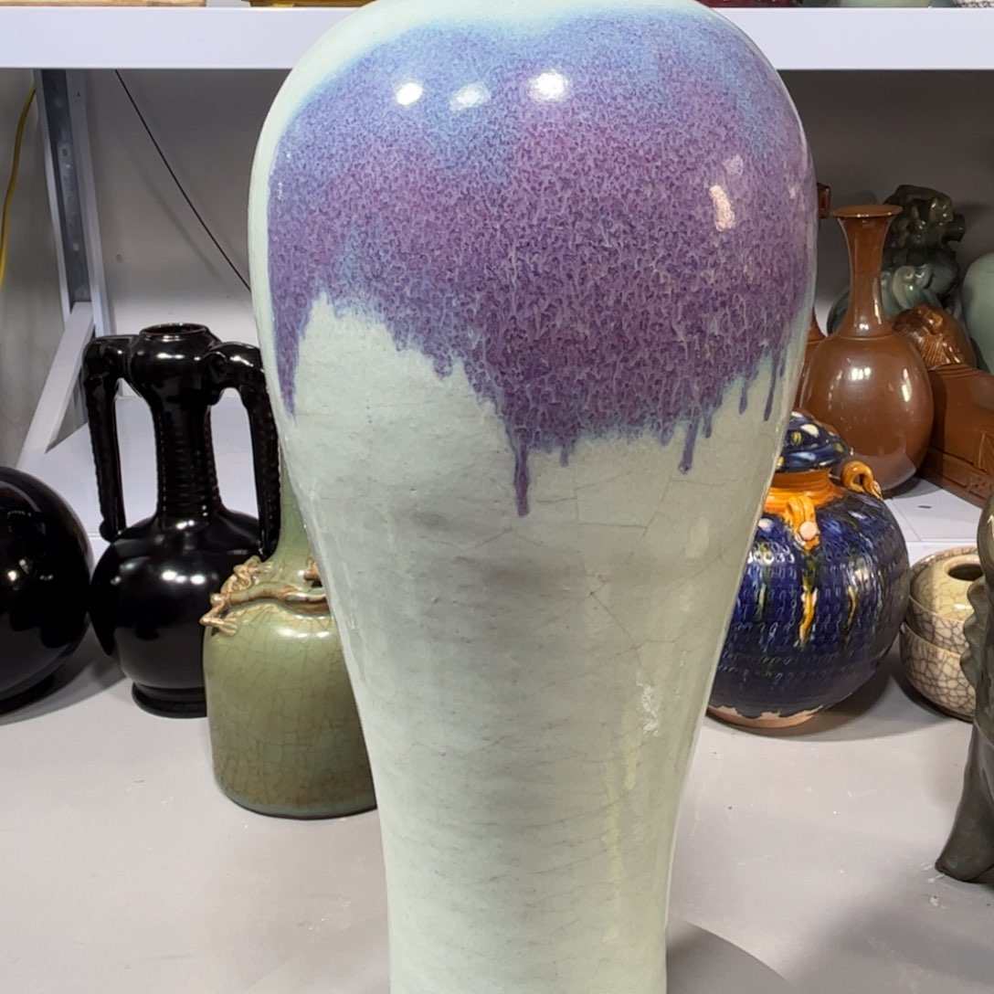 瓶钧窑瓶子品相完美