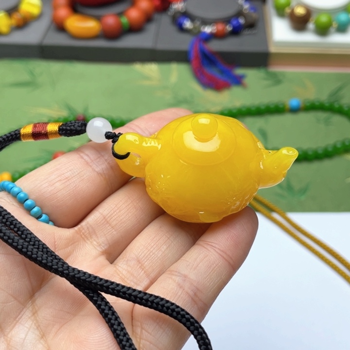 树脂制品7号手把件