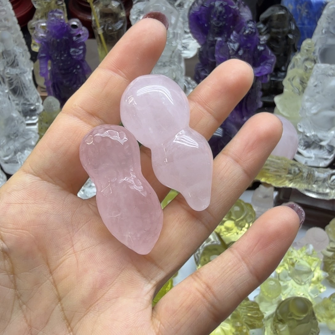 水晶未镶嵌珠宝半成品