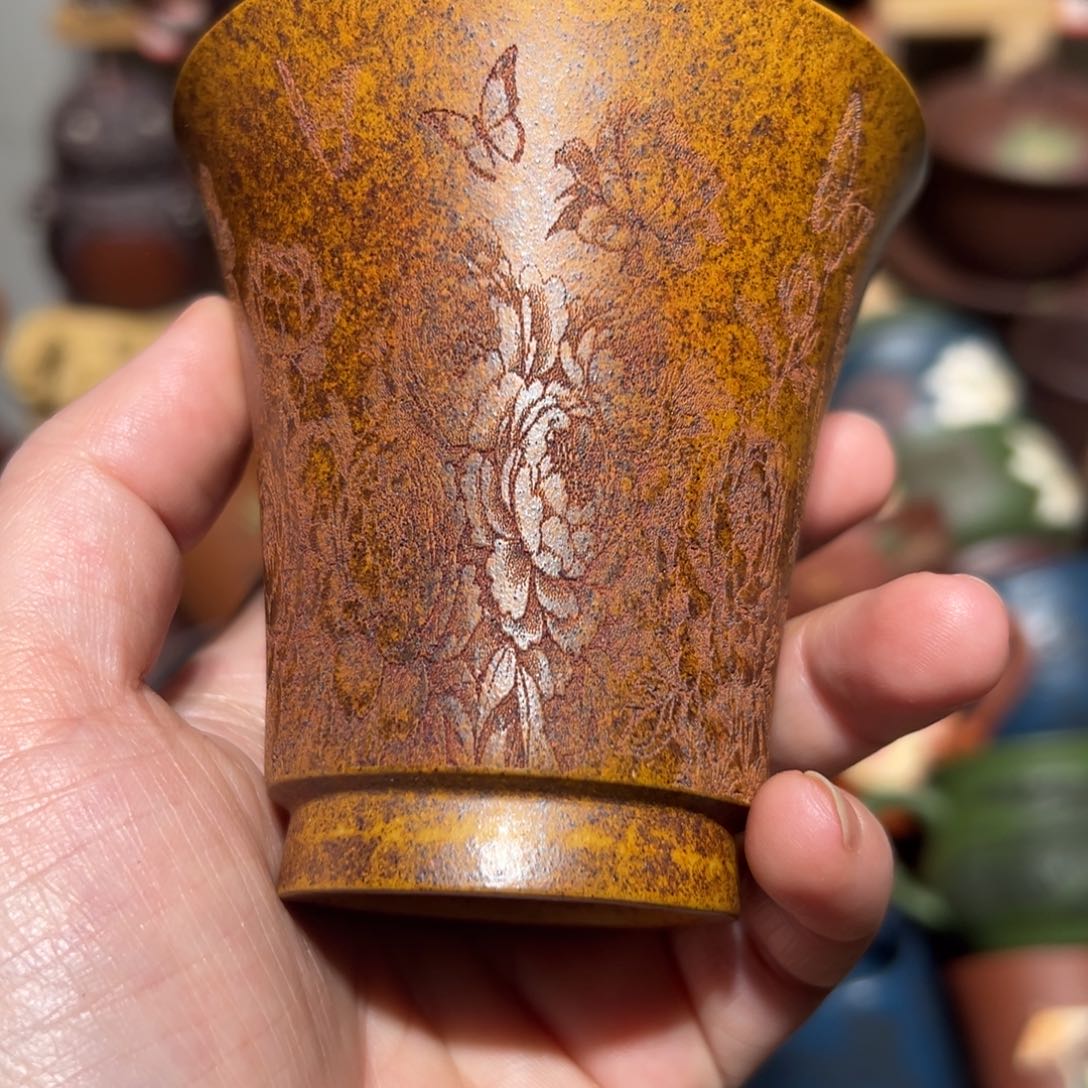 紫砂茶杯宜兴紫砂主人杯