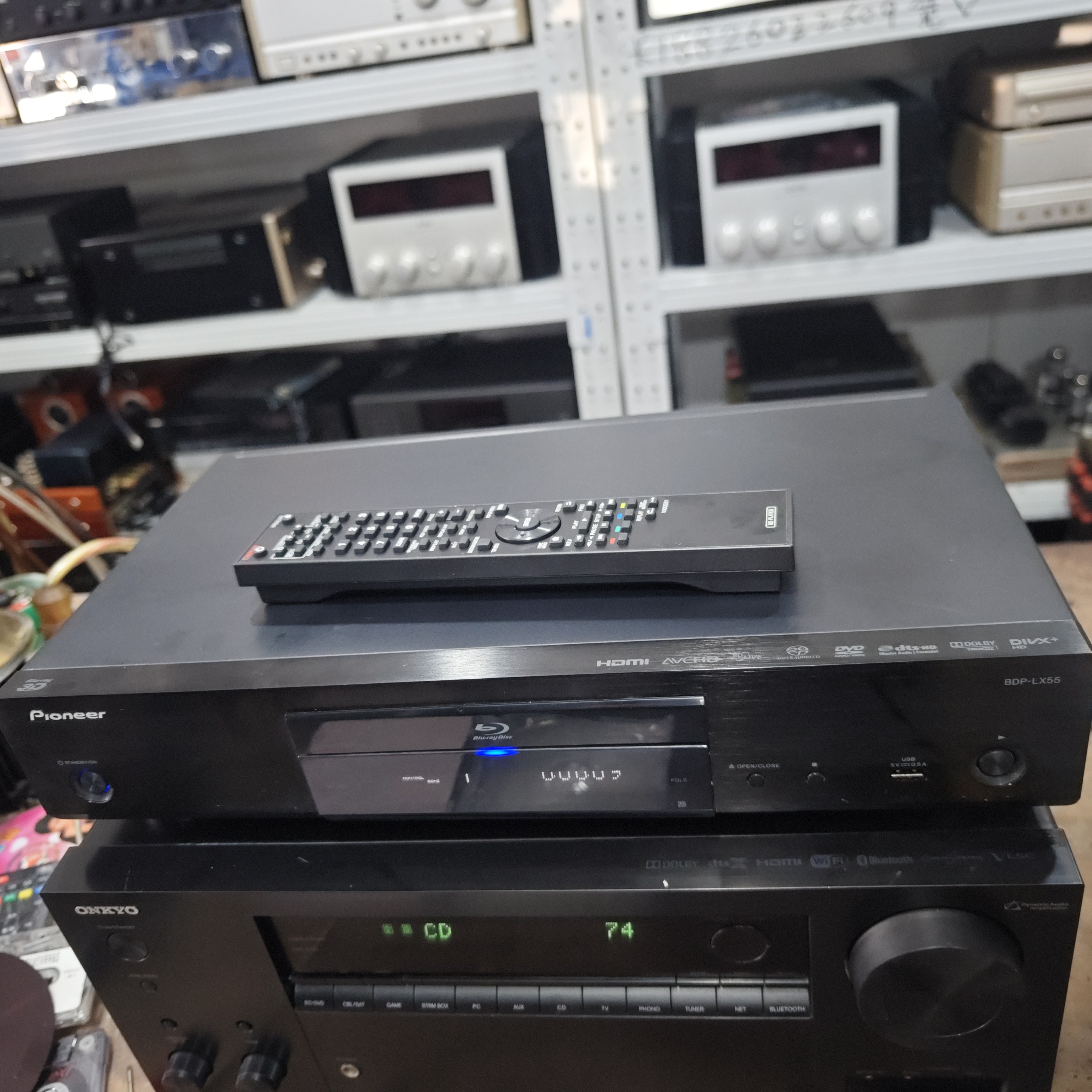 8新  二手先锋3D蓝光DVD机LX55正常不包邮不支持七天无理由退换