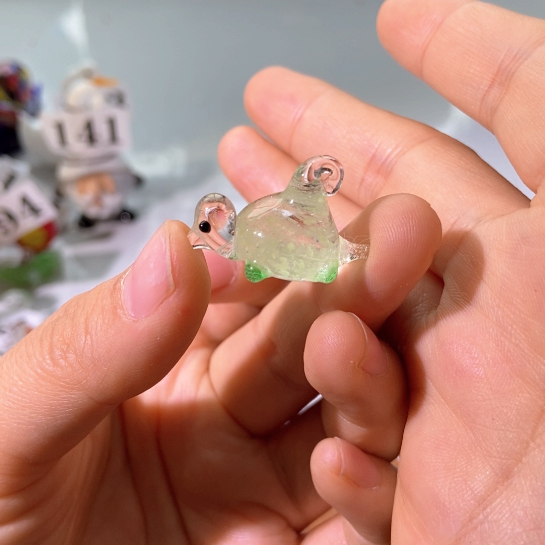 琉璃手工艺品乌龟夜光