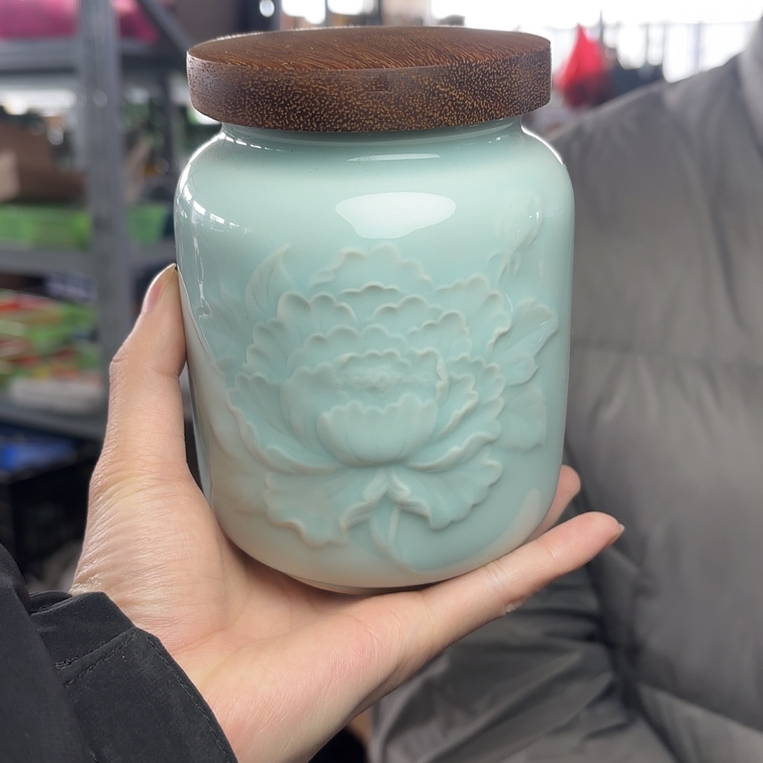 龙泉云间青瓷小米茶器