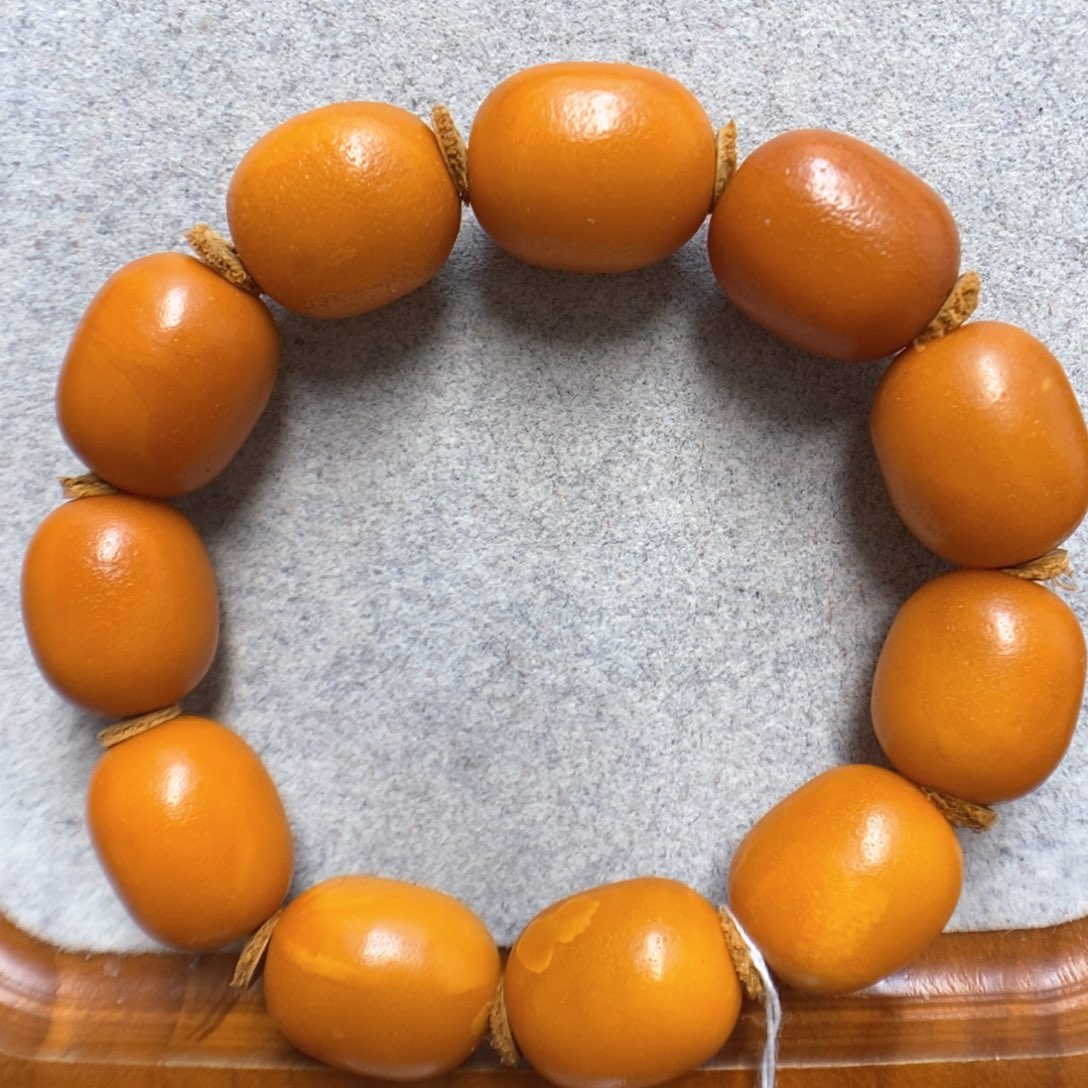 蜜蜡手串未镶嵌蜜蜡