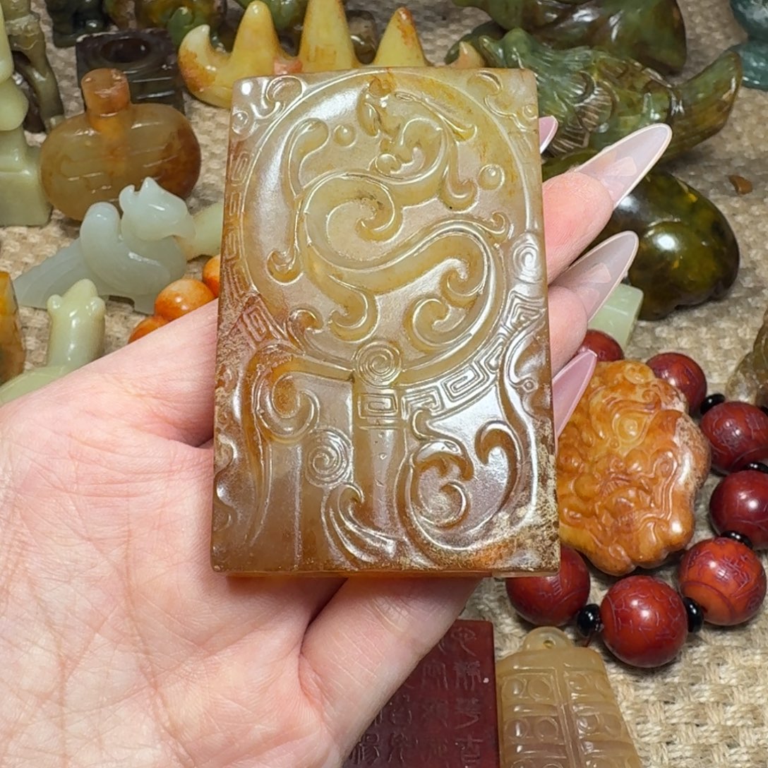 白玉菩提吊坠挂件