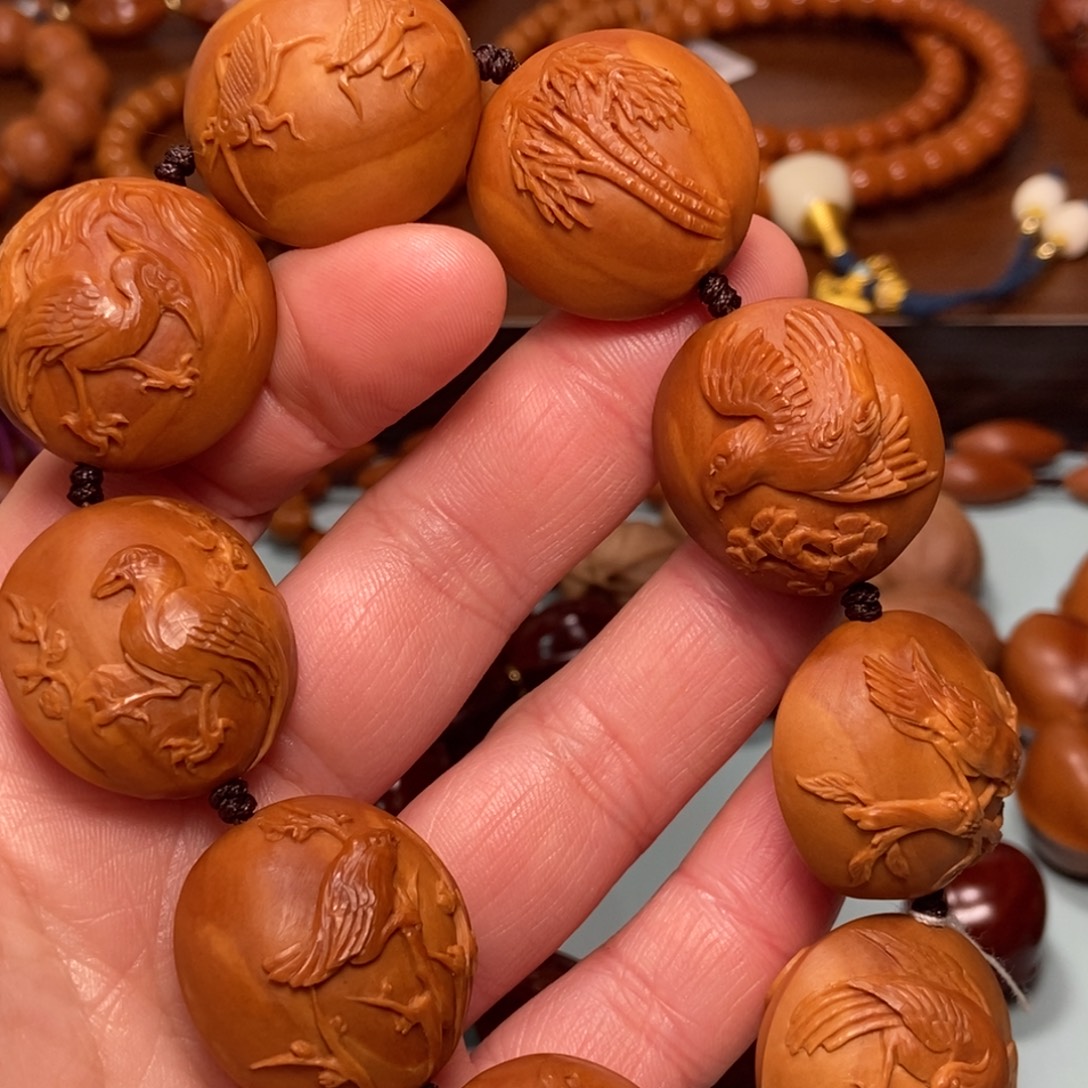 手串/手链橄榄核鸟语花香