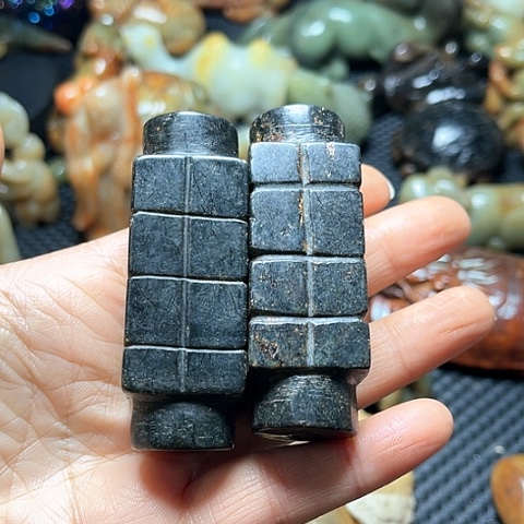 白玉菩提吊坠摆件