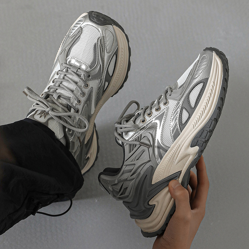 巴黎响尾蛇老爹鞋男新款厚底增高运动休闲鞋户外潮牌慢跑鞋