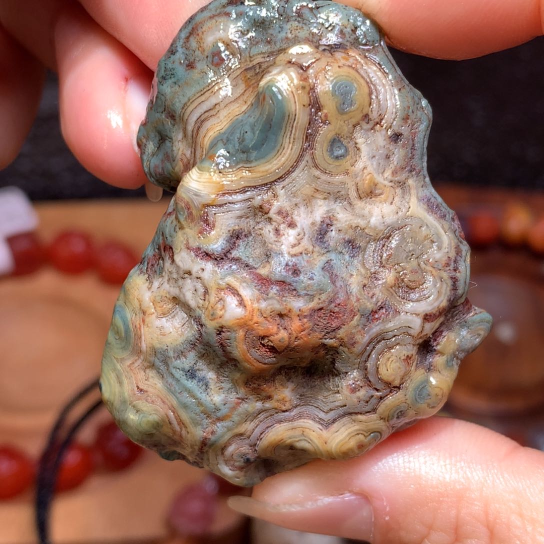 未镶嵌玛瑙/玉髓珠宝半成品