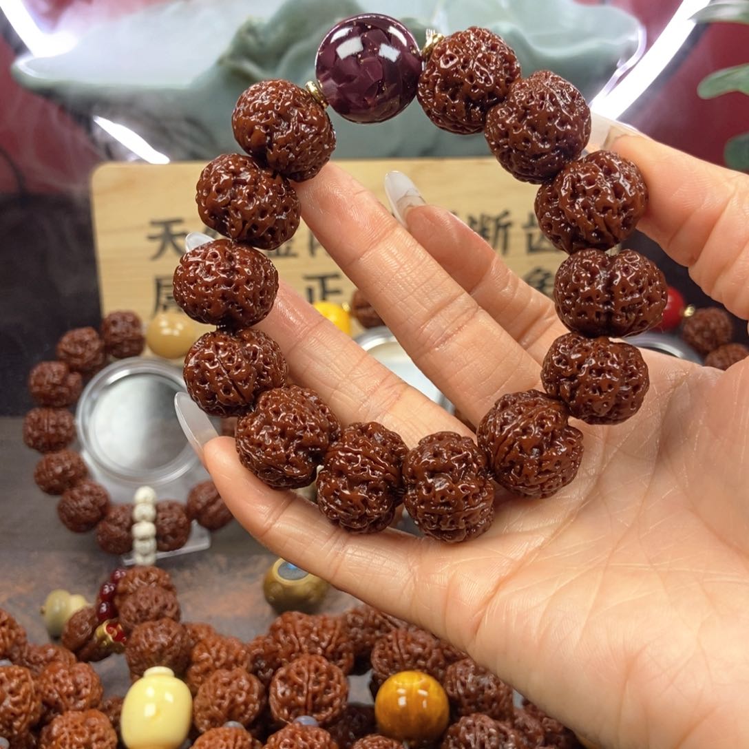 金刚菩提吊坠521。紫。