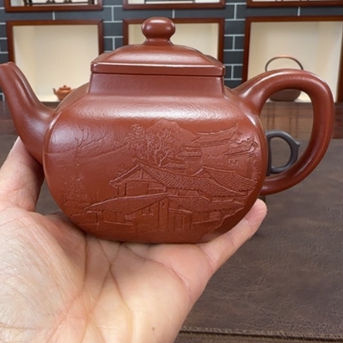 紫砂茶壶薛**用四方传炉