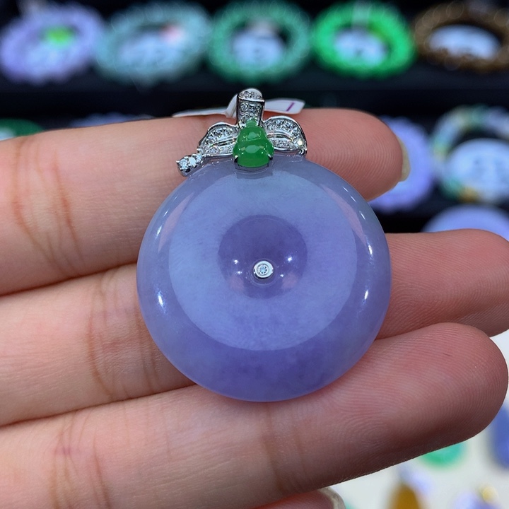 钱***多18K金镶嵌手链翡翠翡翠