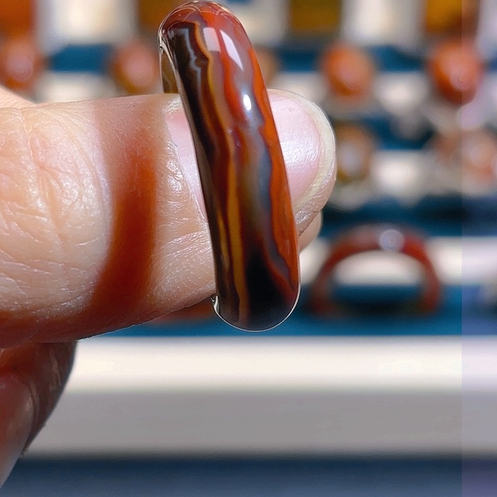 玛瑙/玉髓戒圈未镶嵌