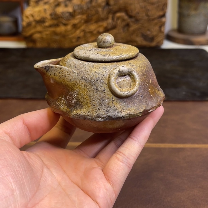 备前烧作品安东陽光，微瑕