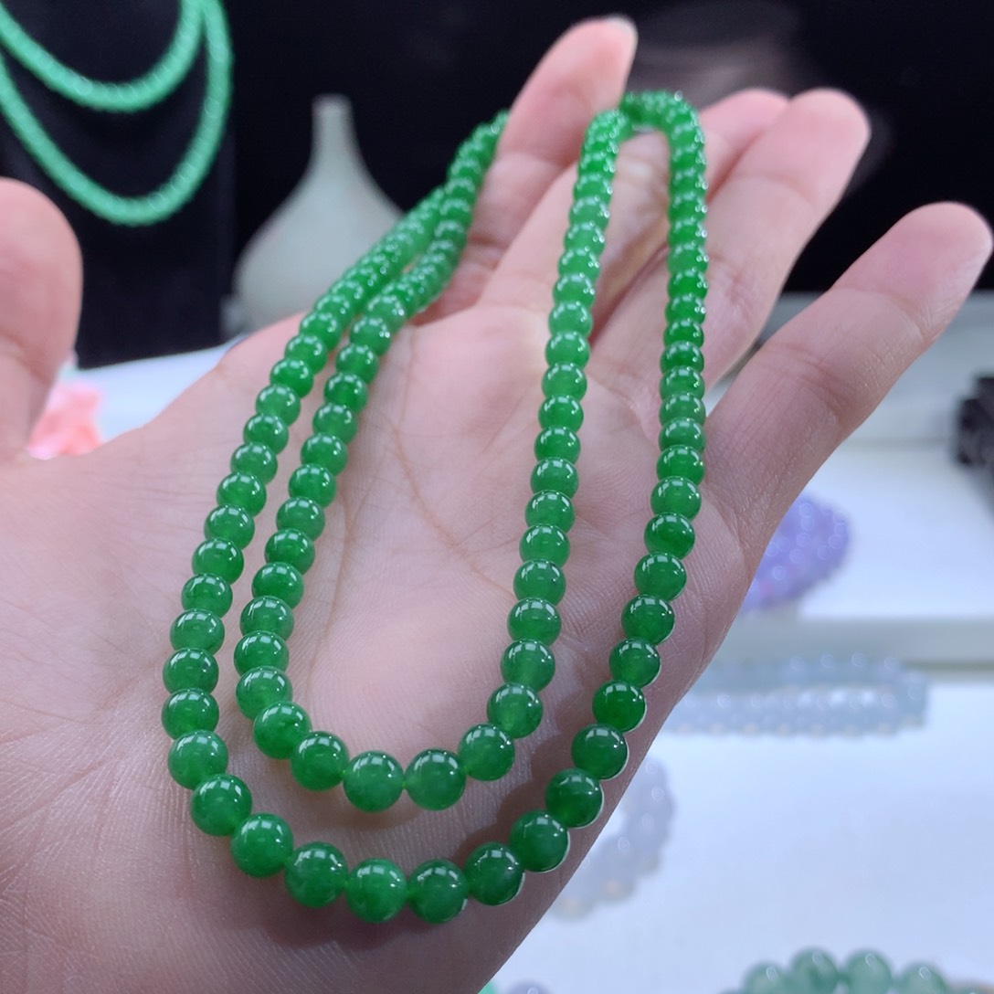 翡翠手链未镶嵌s*y分单4w总8w 