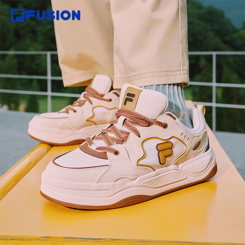 【BANK DX】FILA斐乐情侣秋冬款时尚舒适百搭透气帆布鞋