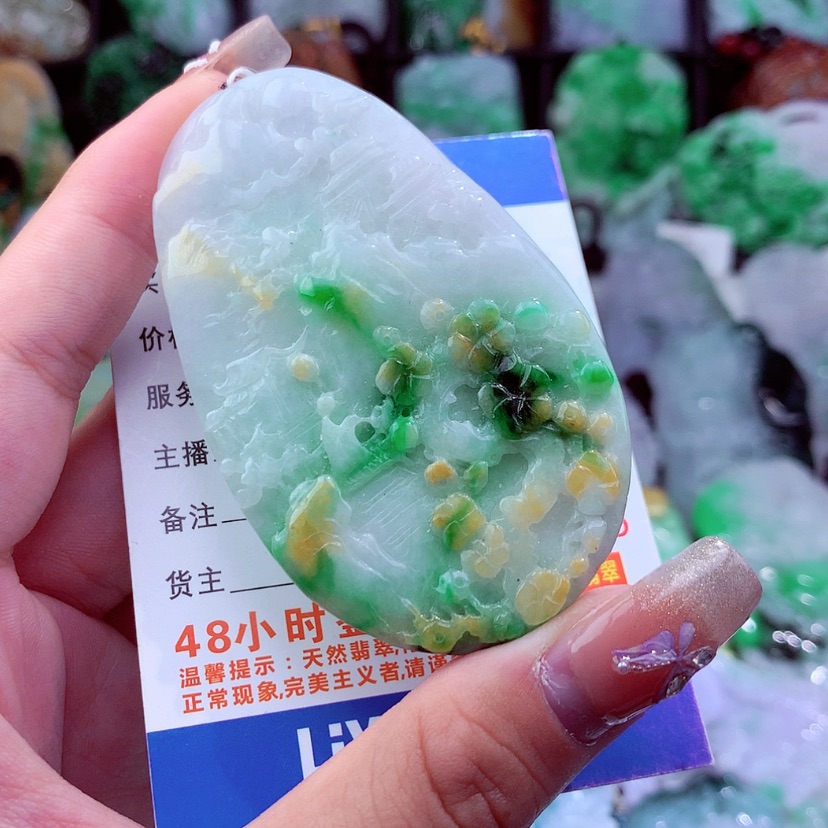【闪购商品】翡翠颈饰未镶嵌挂件