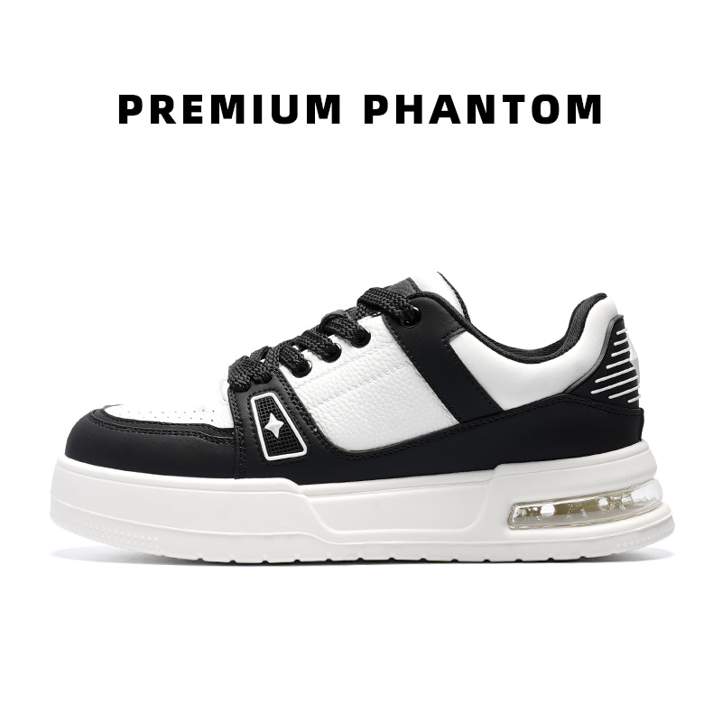 【幻影设计师款系列】真牛皮2025秋冬新品潮鞋情侣增高厚底休闲板鞋