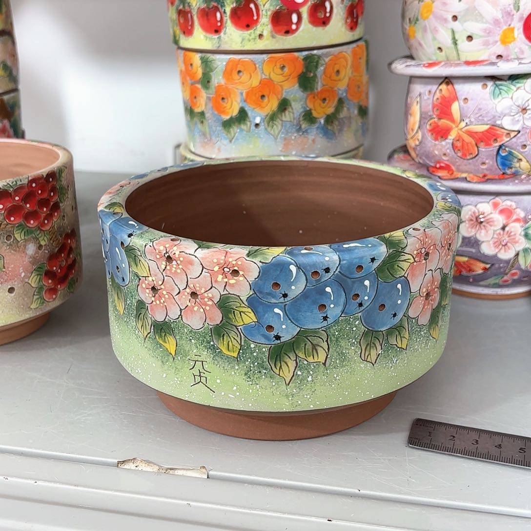 紫砂花盆手工花盆默认微瑕15/10