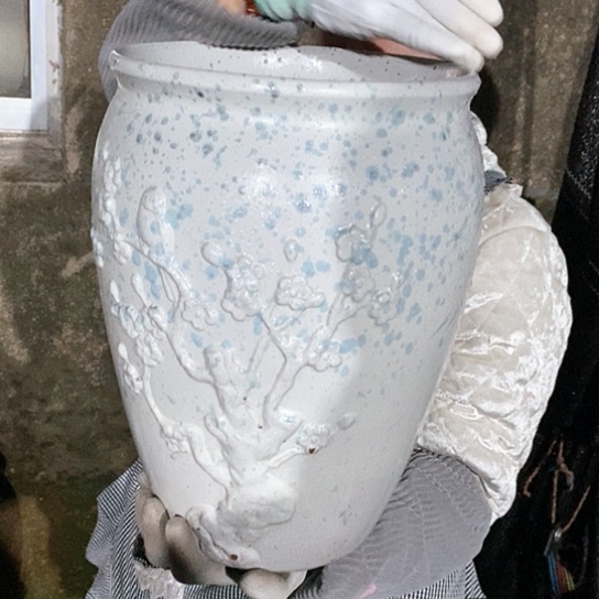 紫砂花盆正品口25高35