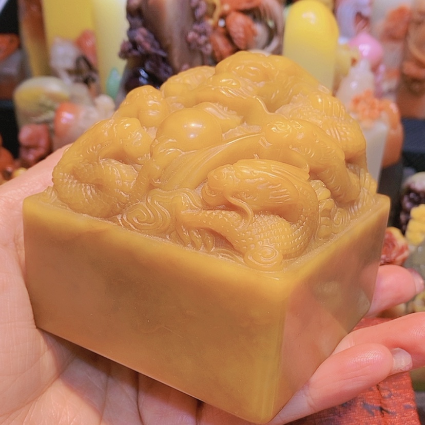 【闪购商品】昌化石印石叶*城寿山石印章