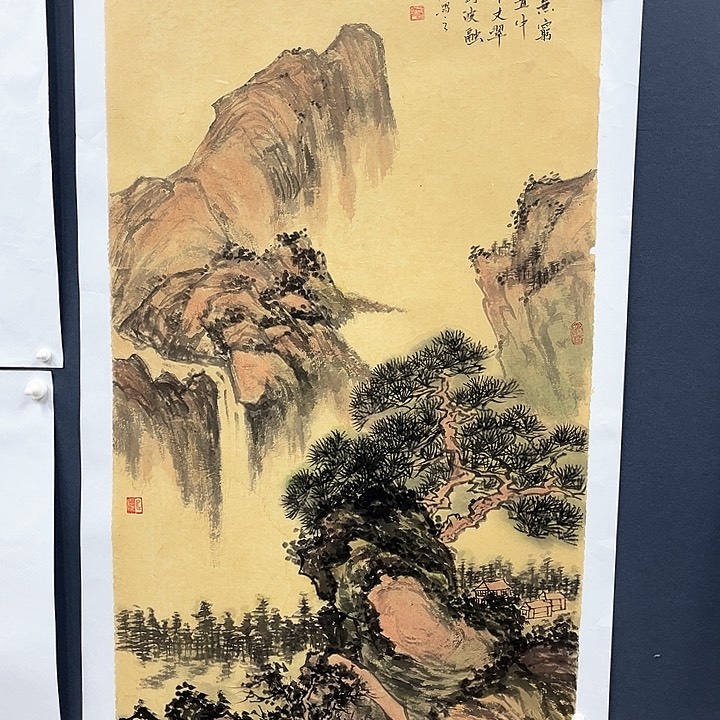 国画四尺整张崔严