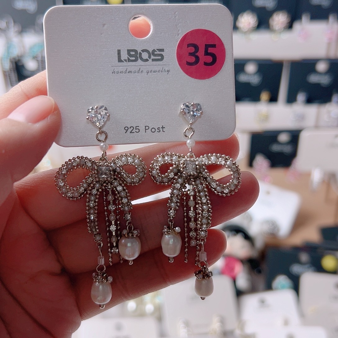 *****锆石纯铜合金耳环