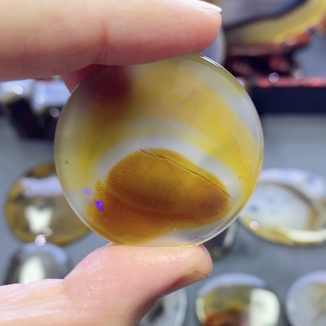 玛瑙/玉髓颈饰未镶嵌编号25