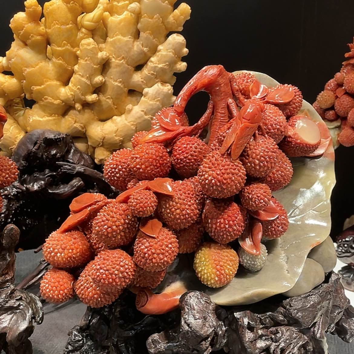 【闪购商品】寿山石用****2荔枝摆件工艺品