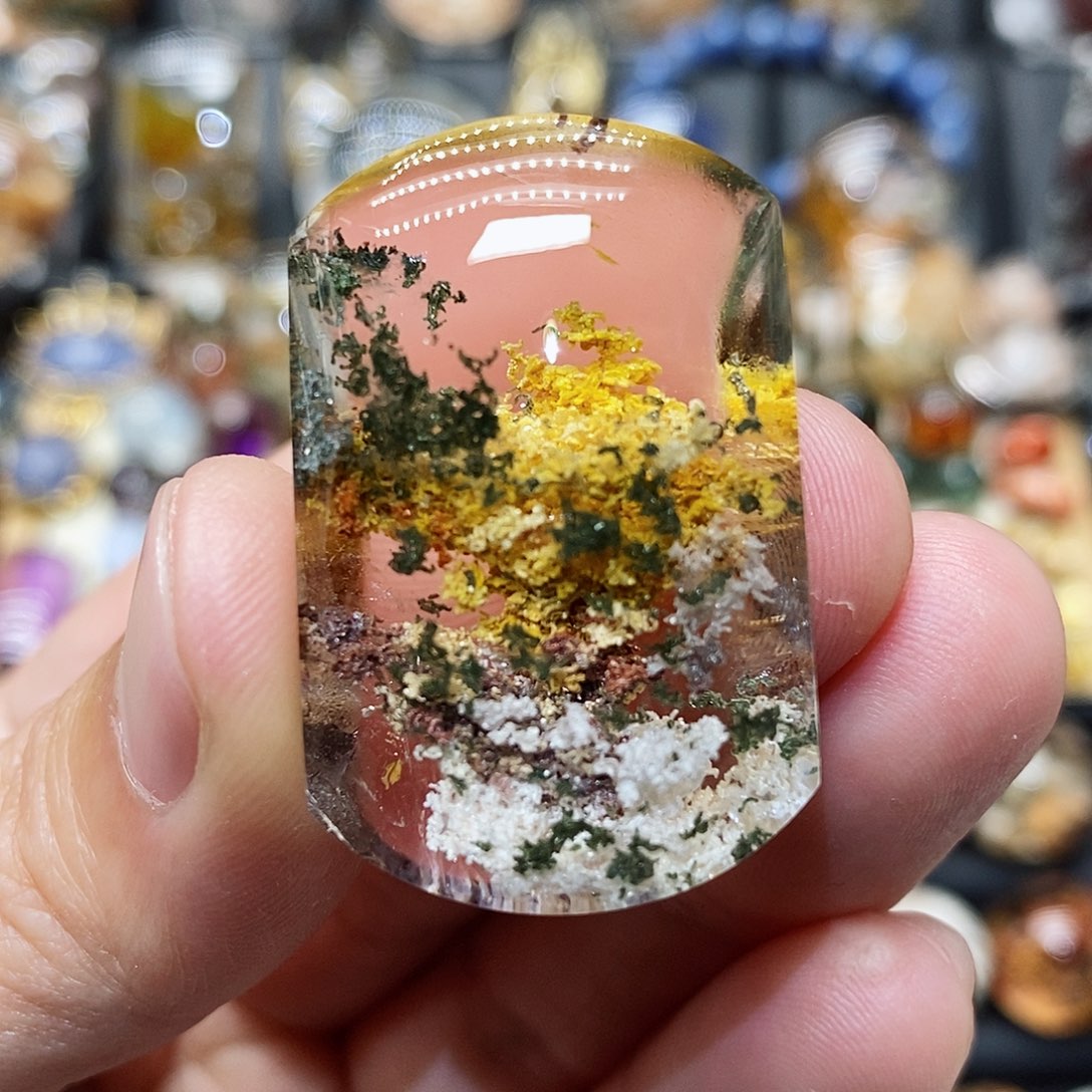 水晶颈饰未镶嵌天然精致水晶吊坠