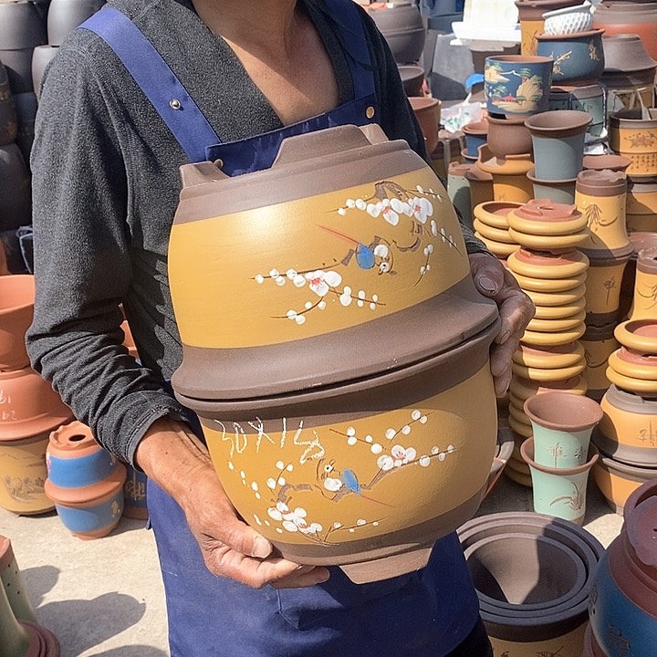 紫砂花盆紫砂花盆