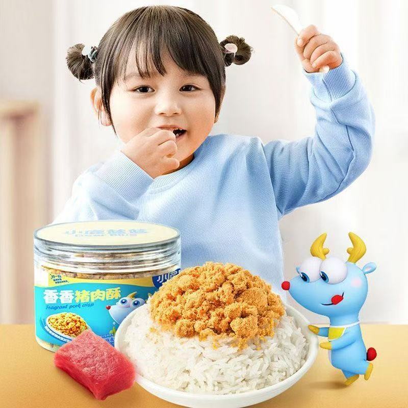 小鹿蓝蓝香香猪肉酥100克