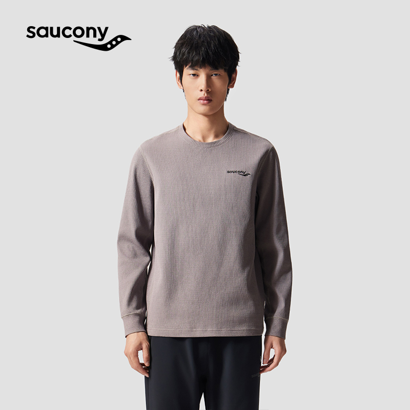 Saucony索康尼官方男子运动休闲时尚百搭户外宽松舒适套头卫衣