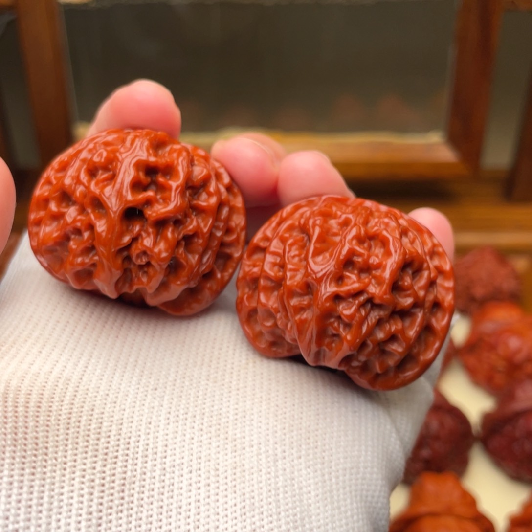 文玩核桃把件苹果园40