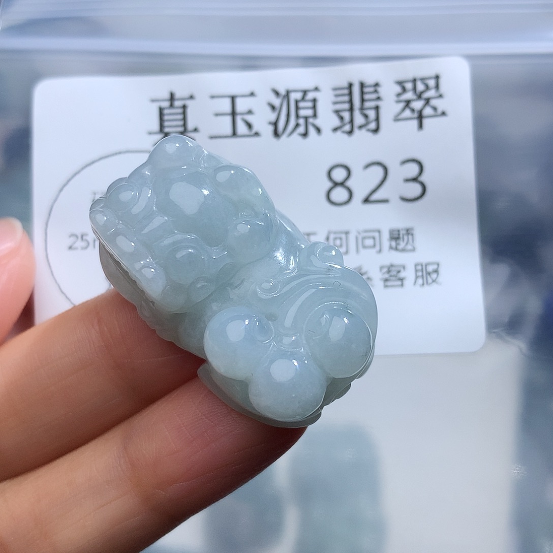 翡翠未镶嵌颈饰823