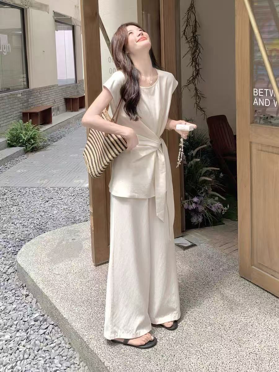 【杭州•意法】NN1039-时尚女装设计感套装法式气质显瘦洋气百搭