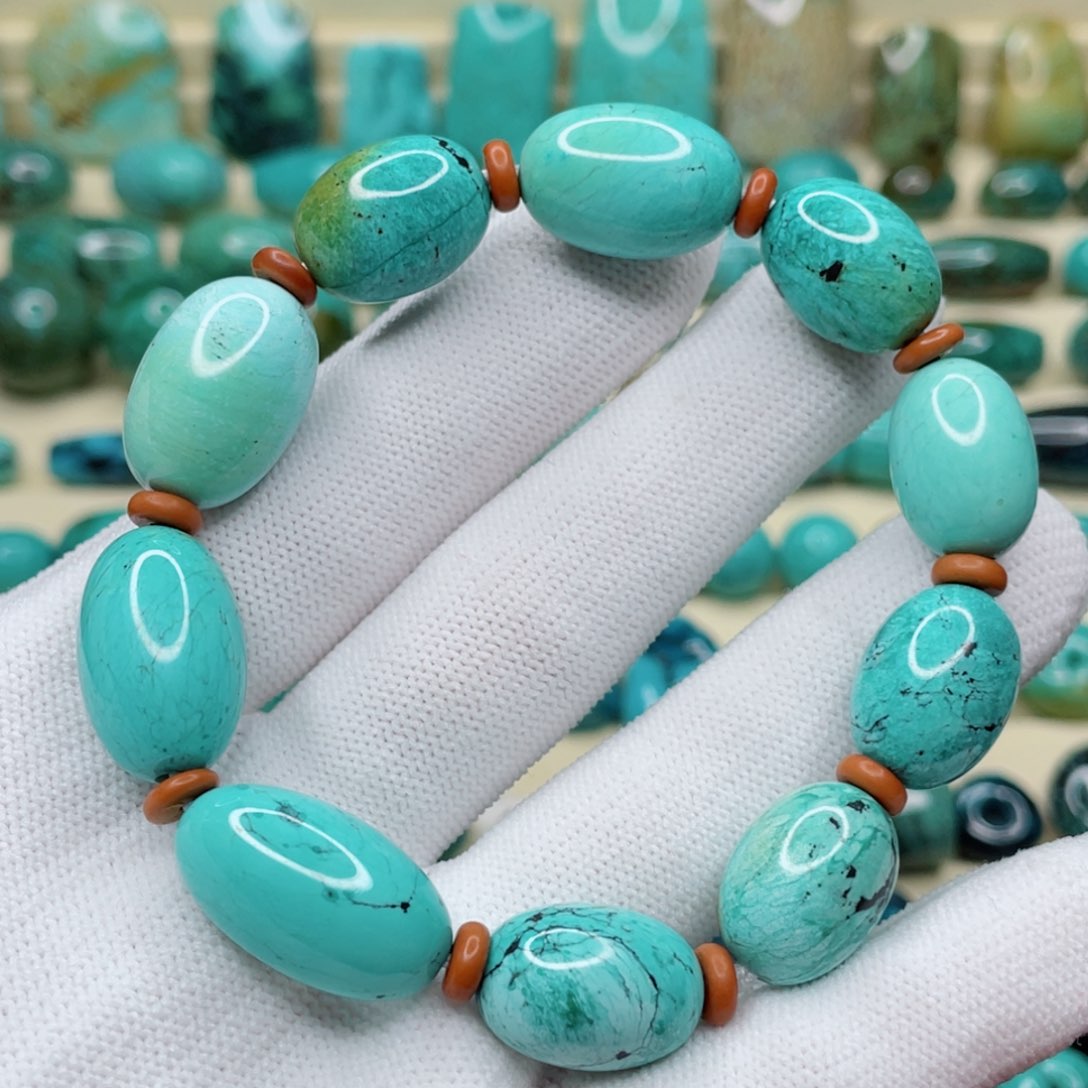 绿松石珠宝奇石未镶嵌