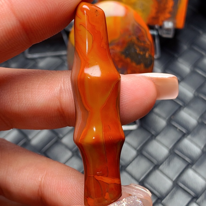 玛瑙/玉髓颈饰足银镀金镶嵌