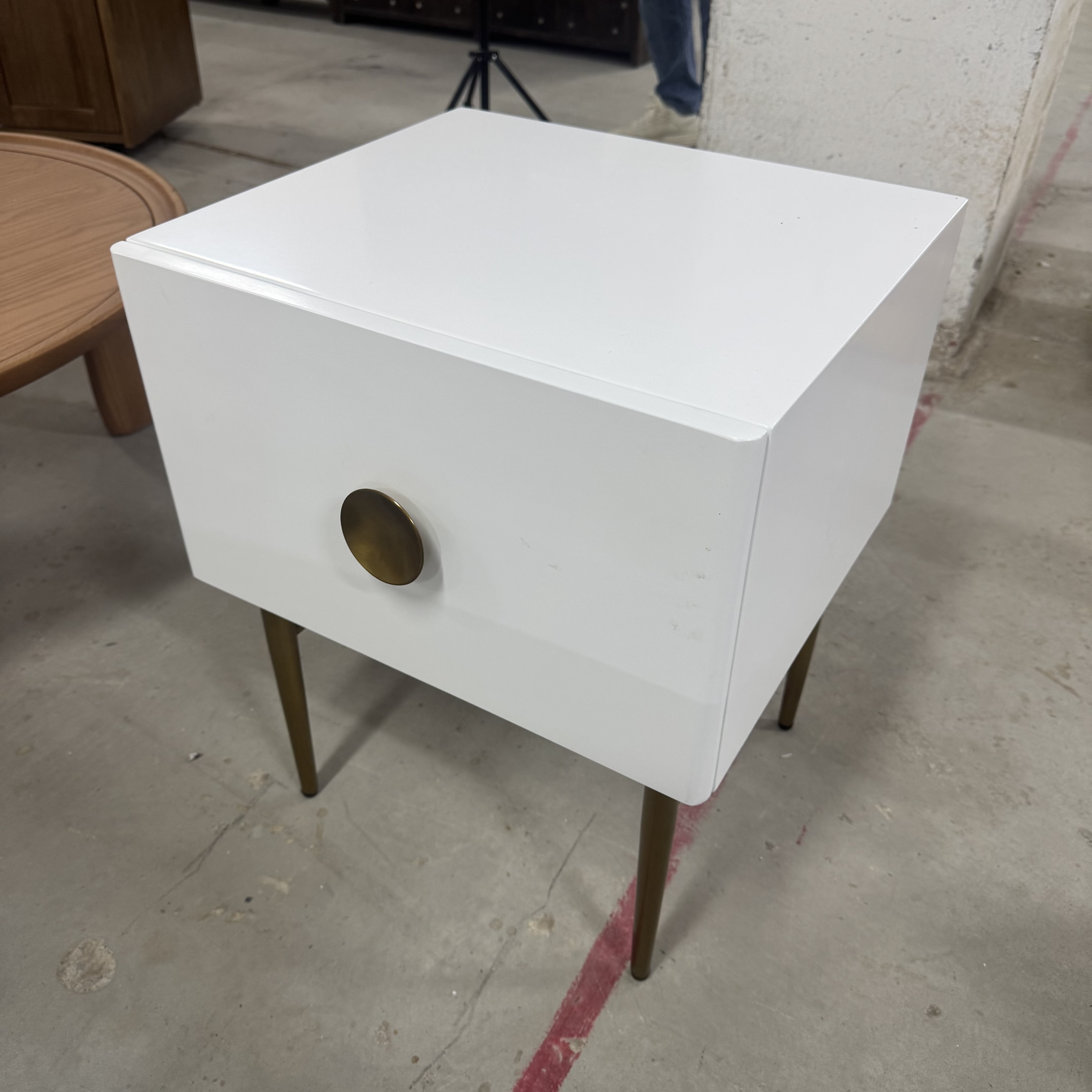 床头柜白色轻奢简约北欧极简