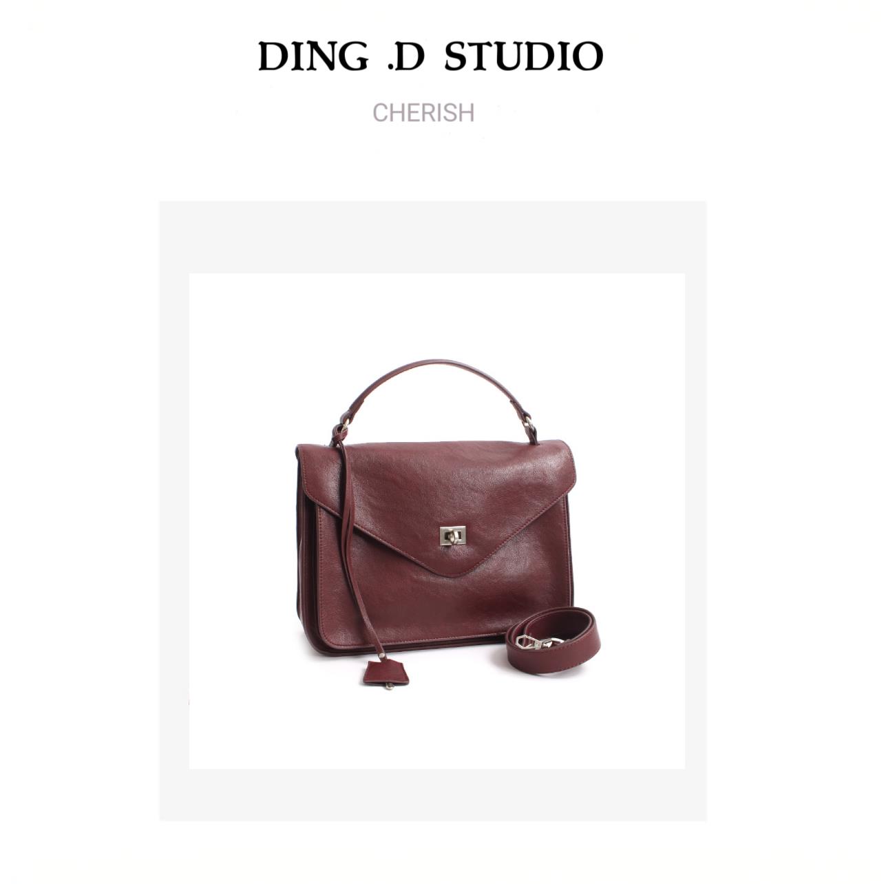 【DING.D】新品百搭简约单肩休闲时尚气质ins女包20785