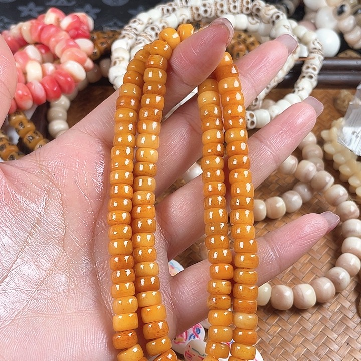 鹿骨手串/手链驼骨驼骨33，0.8