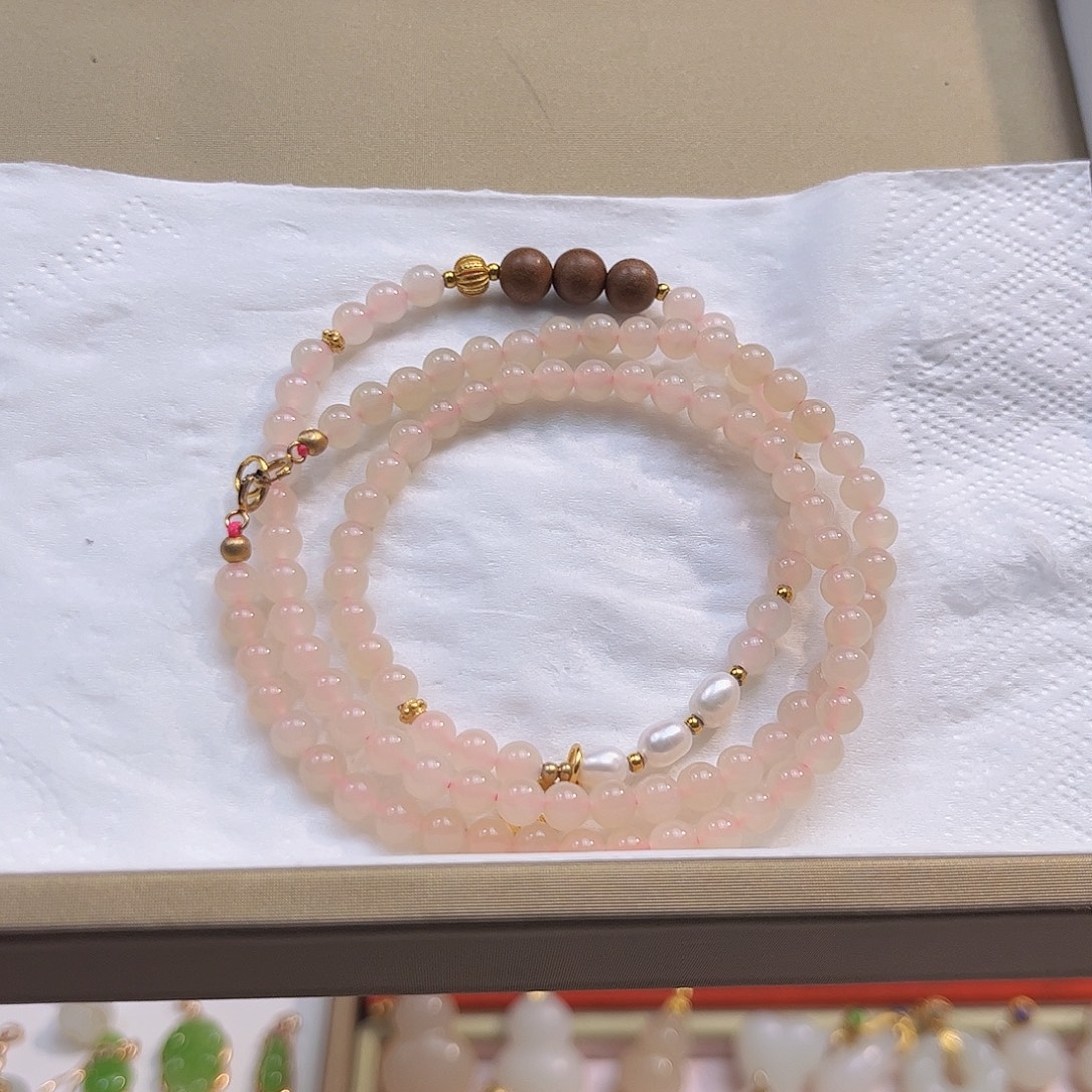 橘***司和田玉银S925镶嵌颈饰