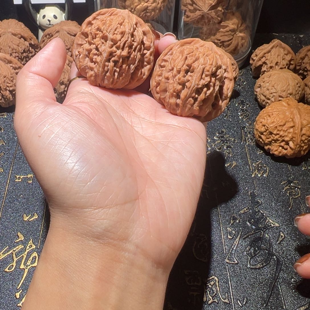 吊坠文玩核桃四座楼42手把件120