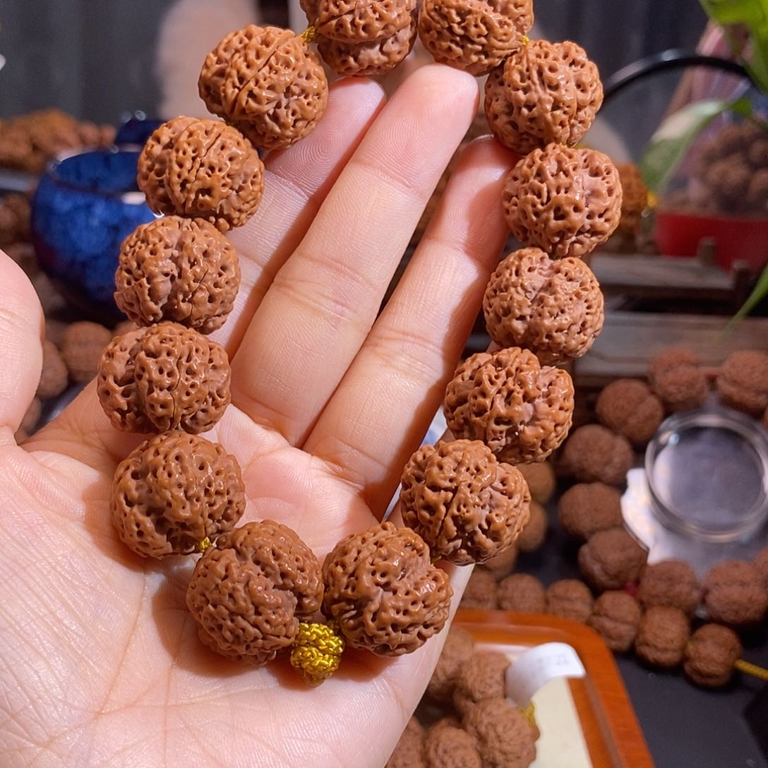 金刚菩提手串四叶草21mm