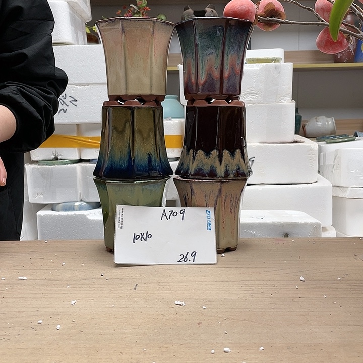 粗陶多肉花盆微瑕709