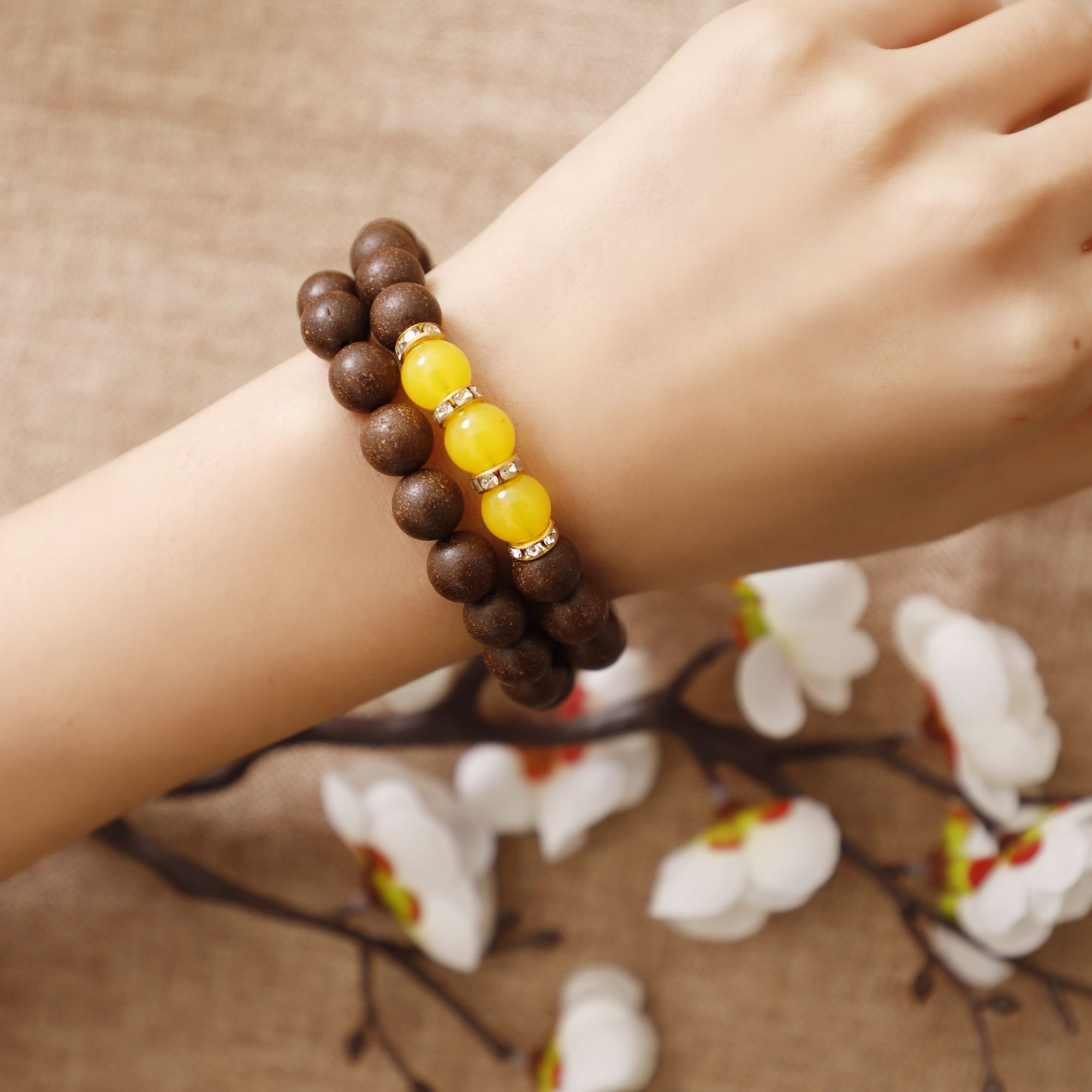 【丹霞映日】非遗手工合香珠B02