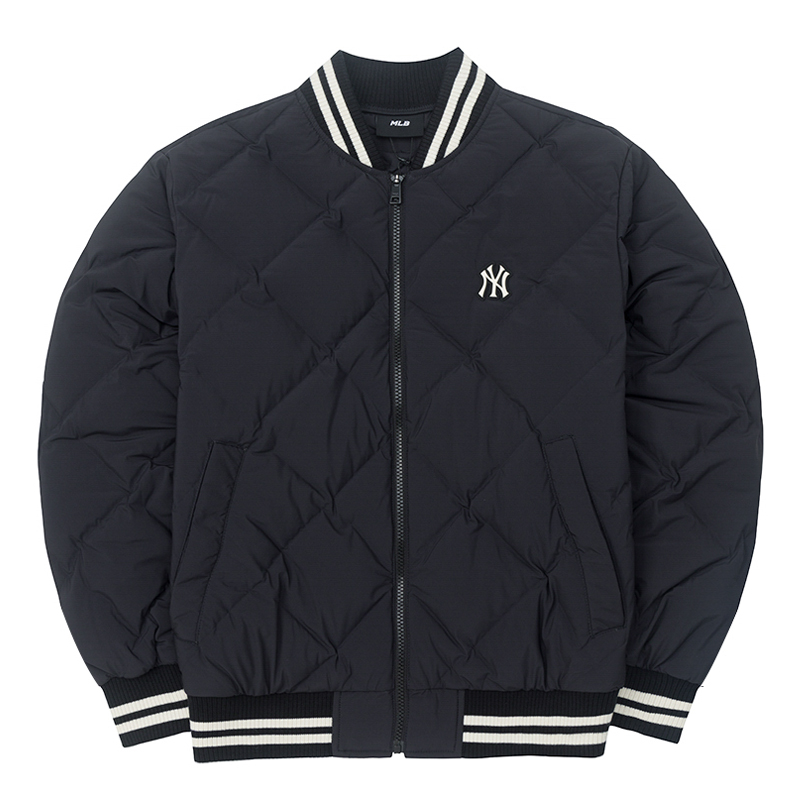 MLB羽绒服男女情侣款25冬季新款保暖羽绒运动面包服外套3ADJV4156