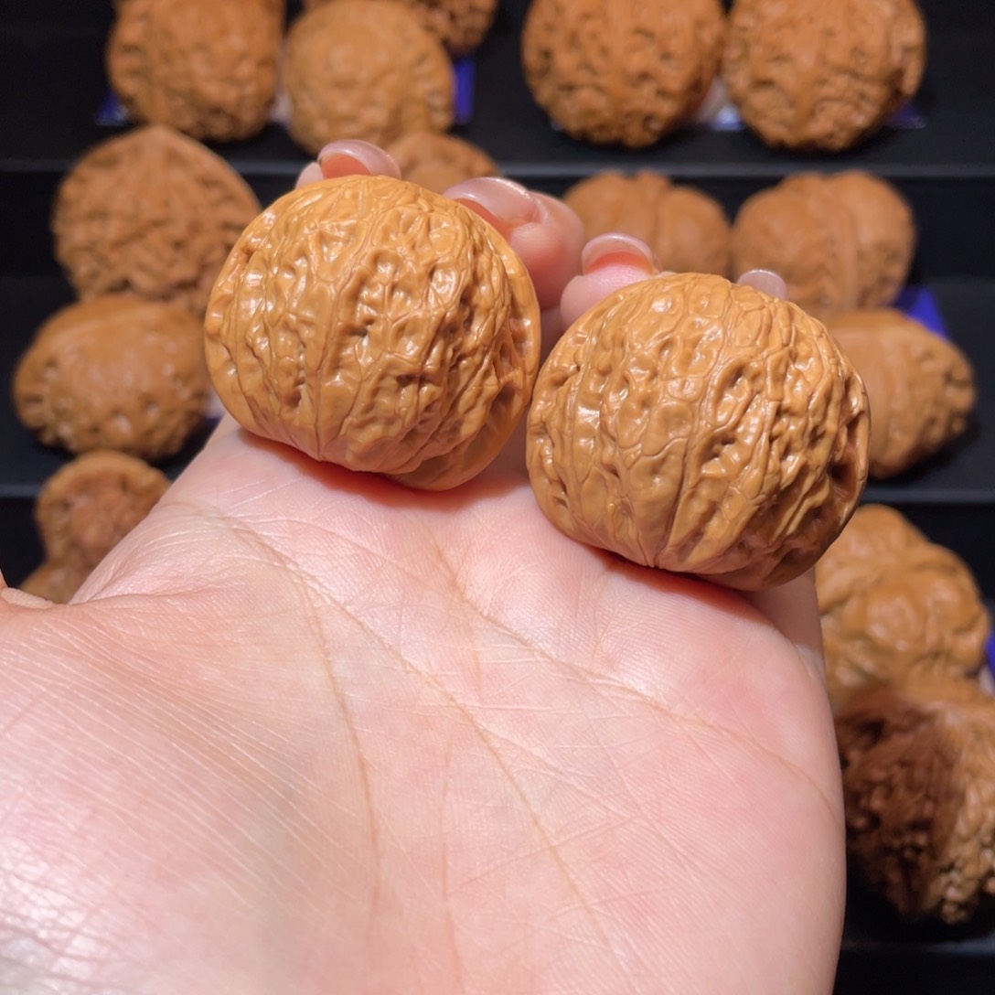 文玩核桃把件37铁锤